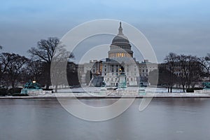 US Capitol Winter Morning Washington DC