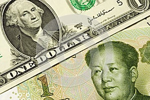 US and Chinese currency