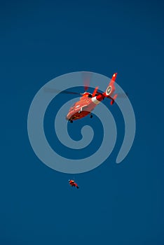 US Coast Guard Air Rescue Training