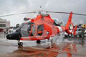 US Coast Guard rescue helicopter