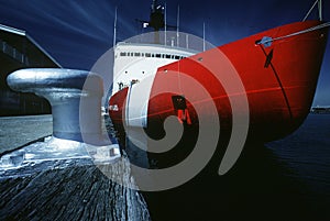 US coast guard ship Port Melbourne Victoria Australia photo