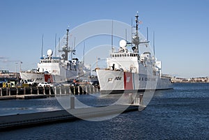 US Coast Guard ships, Boston, MA