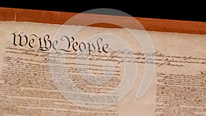 US constitution historical document we the people 1