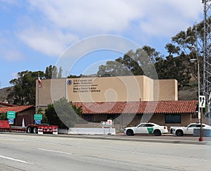 US Customs and Border Patrol building in San Clemente California