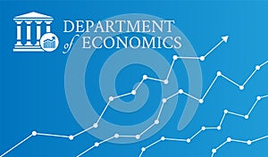 US Department of Economics Illustration Background