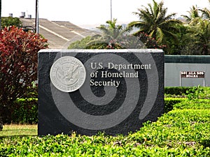 US Department of Homeland Security - Sign