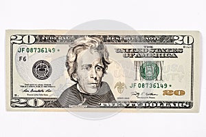 20 US dollar bill