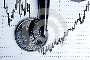 US dollar exchange rate on currency exchanges