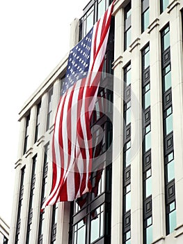 Us flag - 9-11 memorial tribute 2 photo