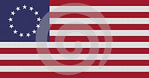 US flag with stars and stripes background