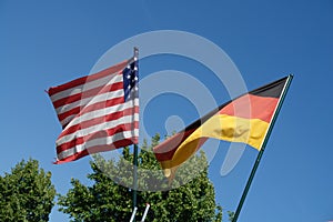 US and German Flags