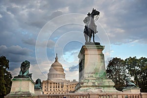 US Grant Statue Memorial Capitol Hill Washington DC