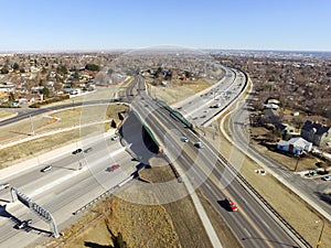 US highway 36 in Denver