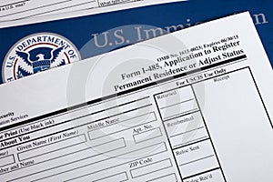 US Homeland Security Form photo