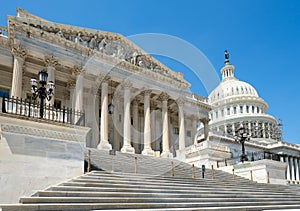 The US House of Representatives at the Capitol in Washington D.