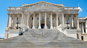 The US House of Representatives at the Capitol in Washington D. photo