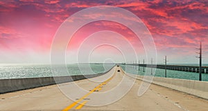 US1. Interstate of Florida, road to Key West photo