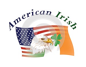 Noi irlandesi bandiere misto un emblemi 