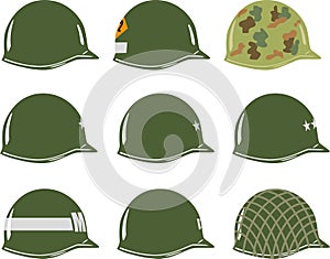 US M1 Army Helmets of WW2