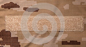 US marine desert marpat digital camouflage fabric texture back. Close-up of a fragment of a military uniform