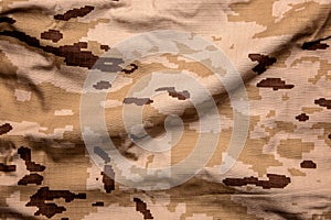 US marine desert marpat digital camouflage fabric texture back