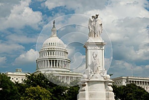 US Marines Memorial and Capitol