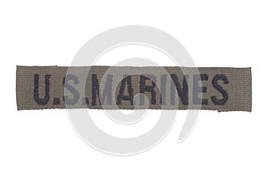 US MARINES uniform badge