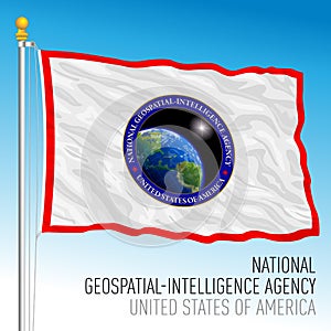 US National Geospatial Intelligence Agency flag, USA photo