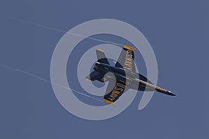 US Navy Blue Angels aircraft in flight