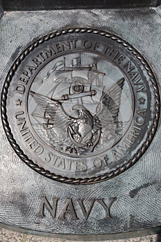 US Navy commemorative plaque photo