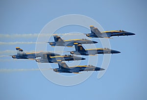 US Navy's Blue Angels aerobatic team