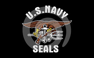 US Navy Seals flag, United States of America