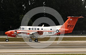 US Navy training airplane