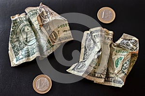 US one dollar bills background. Money american hundred texture notes design. Financial concept.