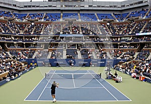 US Open tennis match