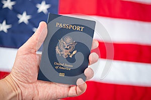 US Passport. Citizen, citizenship. United States of America. Get id chip Passport after Green Card US Permanent residen
