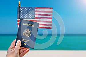 US Passport. Citizen, citizenship. United States of America. Get id chip Passport after Green Card US Permanent resident.