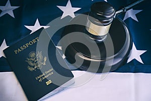 US Passport Legal law concept image