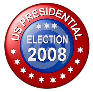 Us presidential election button