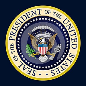 US Presidential Seal Color