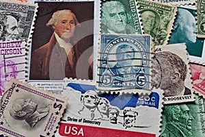 US presidents on stamps