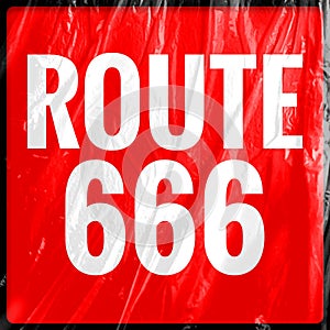 US Route 666 Background Abstract
