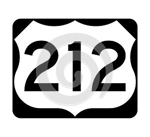 US route 212 sign