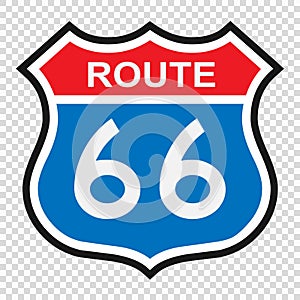 US route 66 sign