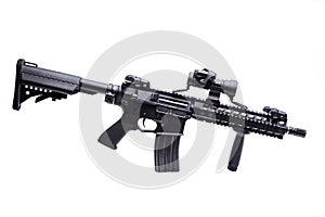 US specops rifle isolated