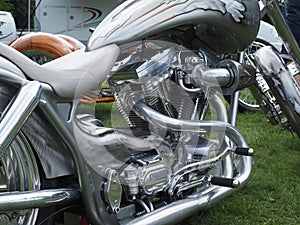 The US-style extravaganza features American dream machines including Mustangs, Corvettes, Cadillacs-US motorcycles, Stars & Stripe