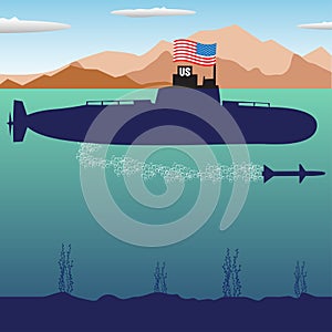 US submarine