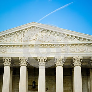 US Supreme Court Building Detail