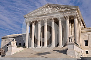 US Supreme Court Building in Washington DC