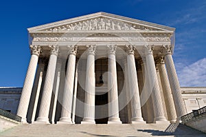 US Supreme Court Building in Washington DC